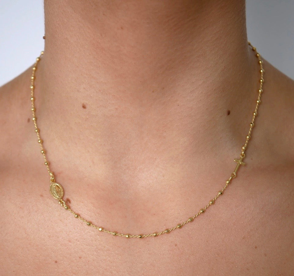 Yossan Round Rosary Necklace